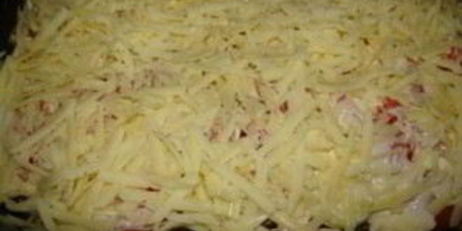 Рецепт мяса по-французски с кабачками