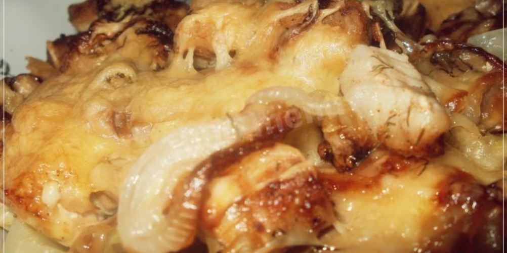 Как приготовить мясо по-французски с шампиньонами