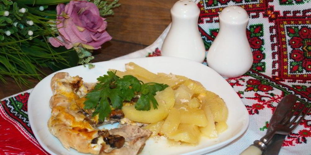 Как приготовить мясо по-французски в духовке с картошкой