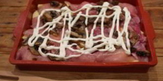 Рецепт мяса по-французски в духовке с картошкой