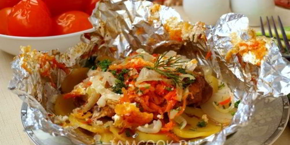 Как приготовить мясо по-французски в фольге в духовке