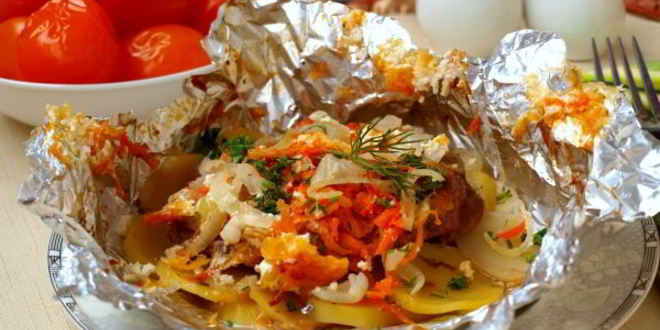 Рецепт мяса по-французски в фольге в духовке