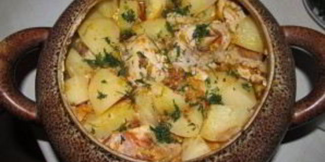 Рецепт мяса по-французски в горшочках