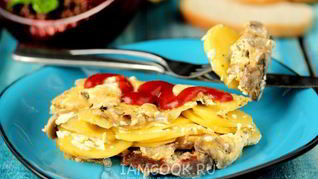 Рецепт Мяса по-французски в мультиварке