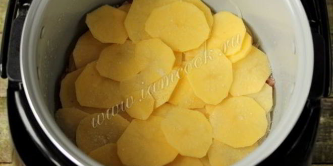 Рецепт мяса по-французски в мультиварке