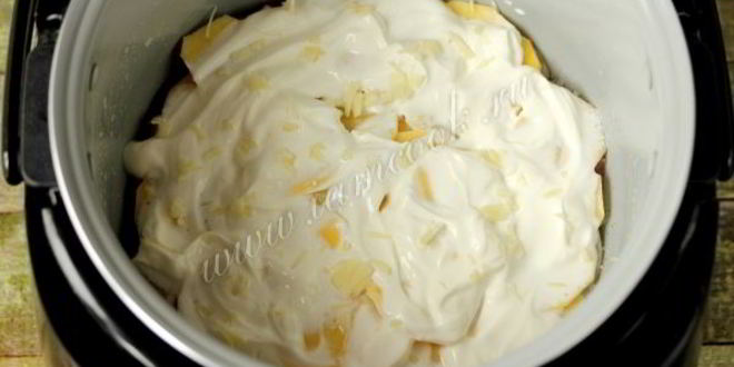 Рецепт мяса по-французски в мультиварке