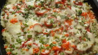 Рецепт Свинины по-французски с помидорами и картошкой