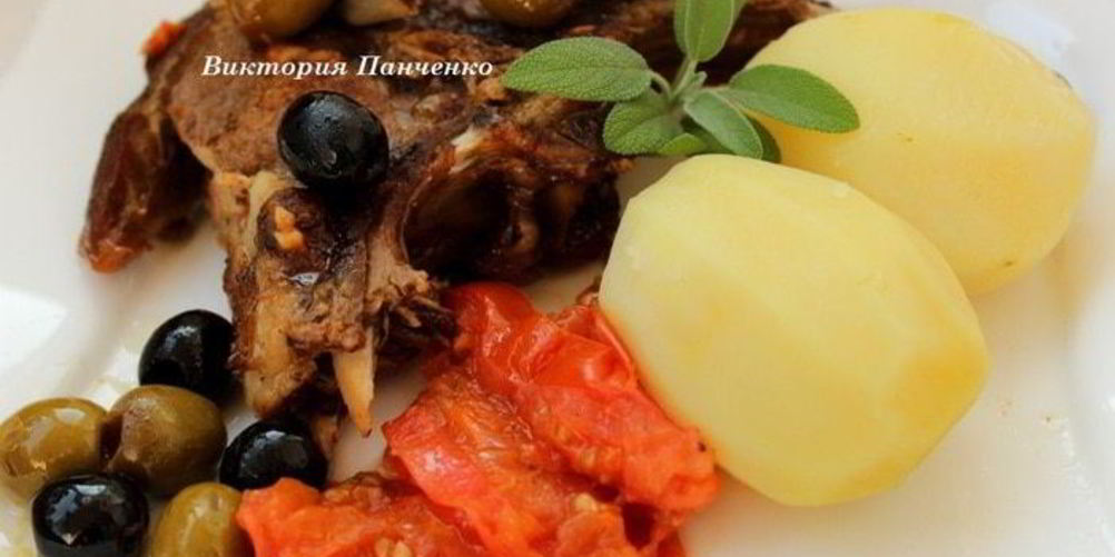 Как приготовить баранину в вине с маслинами и шалфеем