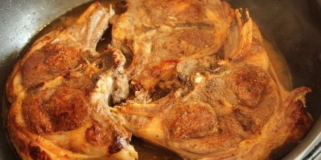 Рецепт баранины в вине с маслинами и шалфеем