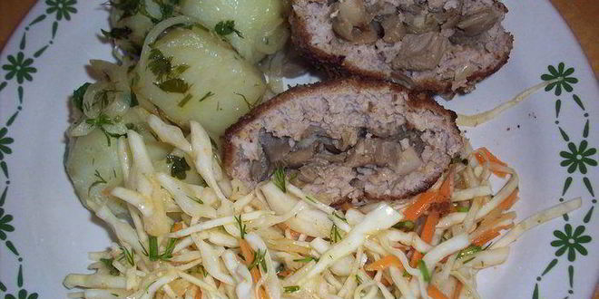 Рецепт биточков с вешенками