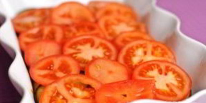 Рецепт говядины с баклажанами и помидорами в духовке