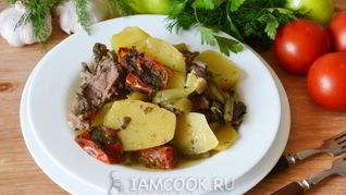 Рецепт Хашламы из баранины