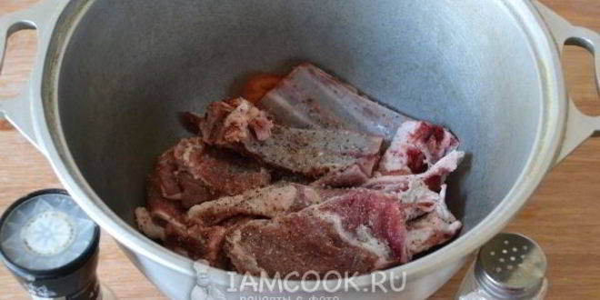 Рецепт хашламы из баранины