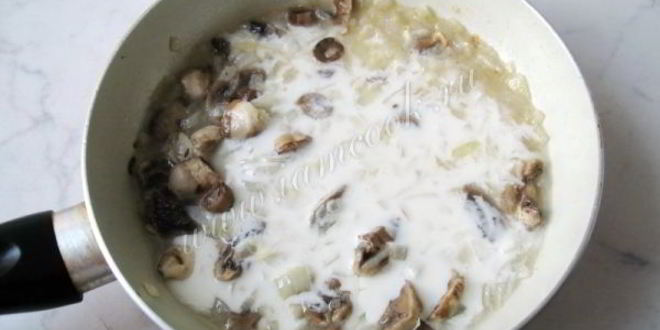 Рецепт кролика с грибами в белом вине