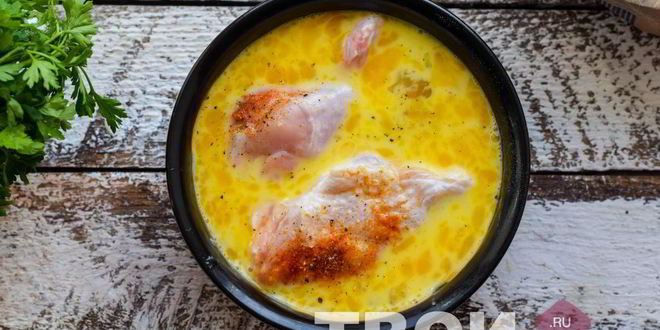 Рецепт крылышек в кляре