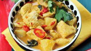 Рецепт Куриной грудки с карри и ананасом