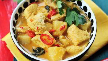 Рецепт Куриной грудки с карри и ананасом