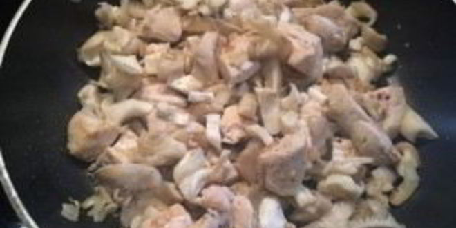 Рецепт куриной грудки с вешенками