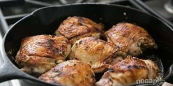 Рецепт куриных бедер с лимоном и розмарином