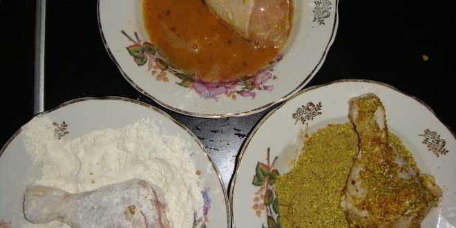 Рецепт куриных ножек, запеченных в фисташках со специями