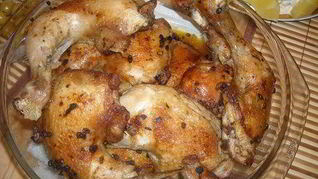 Рецепт Курицы маринованной со стрелками чеснока