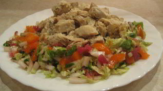 Рецепт Курицы с шампиньонами в сливках