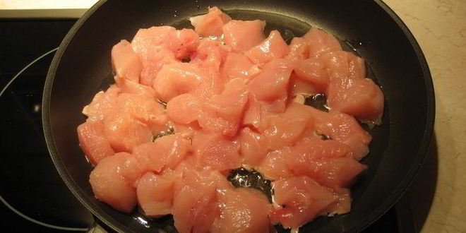 Рецепт курицы с шампиньонами в сливках