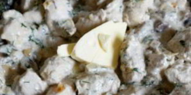 Рецепт курицы с шампиньонами