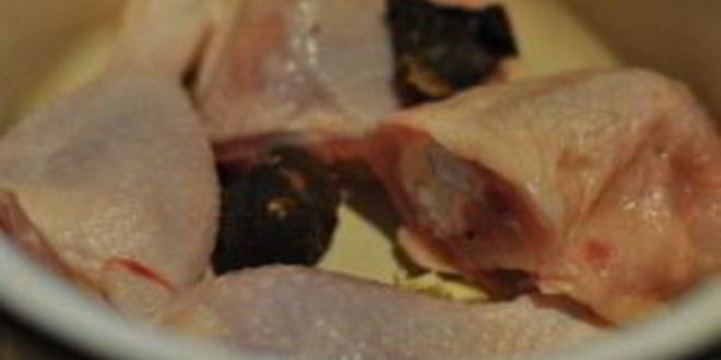 Рецепт курицы, тушенной кусочками