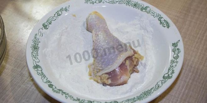 Рецепт курицы в панировочных сухарях на сковороде