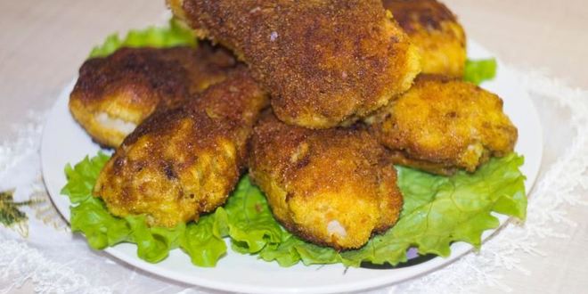 Рецепт курицы в панировочных сухарях на сковороде