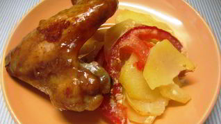 Рецепт Медовых куриных крылышек