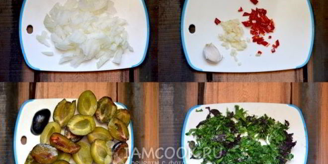 Рецепт мяса, тушенного со сливами