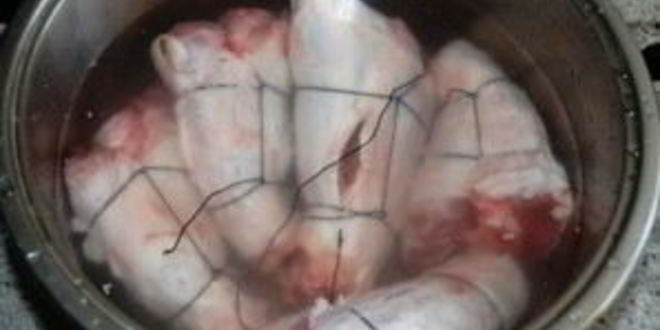 Рецепт рульки в коптильне