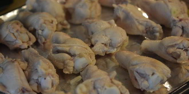 Рецепт сладка-пряных куриные крылышки