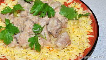 Рецепт Свинины по-нормандски с сидром