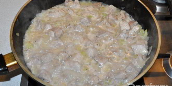 Рецепт свинины по-нормандски с сидром