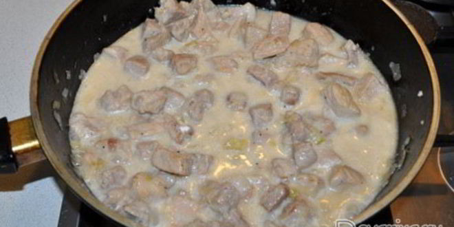 Рецепт свинины по-нормандски с сидром