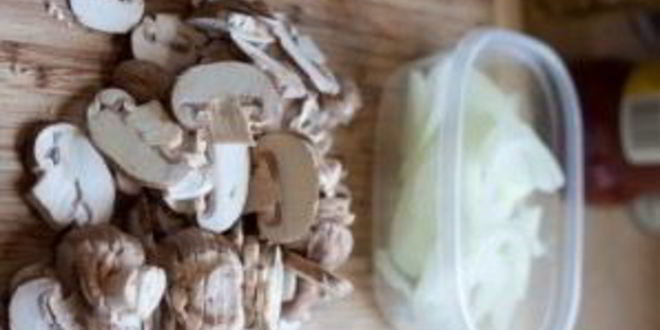 Рецепт свинины, запеченной с грибами