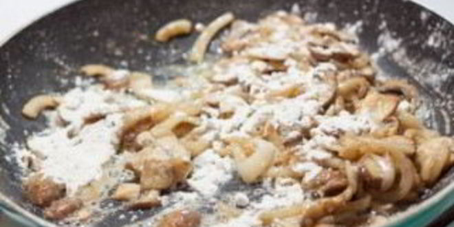 Рецепт свинины, запеченной с грибами