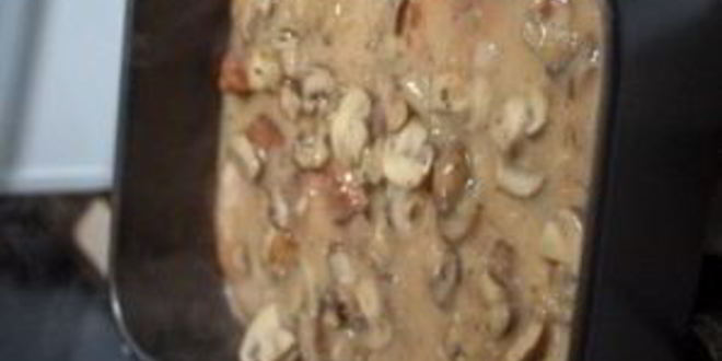 Рецепт свинины, запеченной с грибами