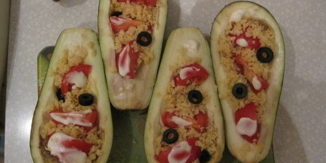 Рецепт цыпленка в лимонном соке с фаршированными баклажанами