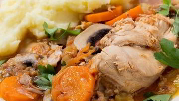 Рецепт Тушеной курицы