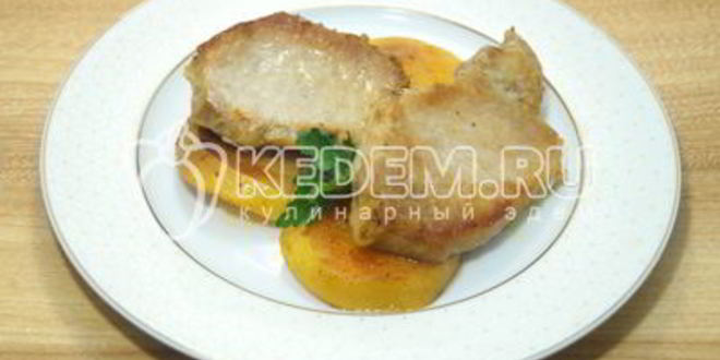 Рецепт запеченного мяса с айвой