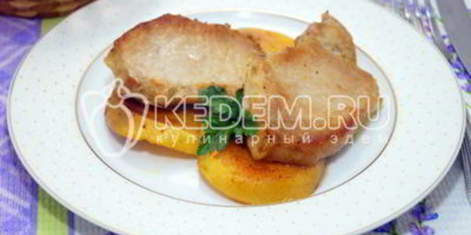 Рецепт запеченного мяса с айвой