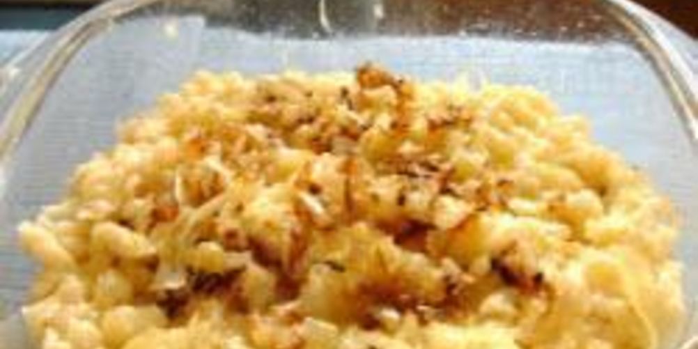 Как приготовить немецкую домашнюю лапшу k sespatzen с сыром