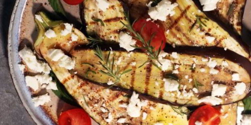 Как приготовить баклажаны с сыром на сковороде-гриль