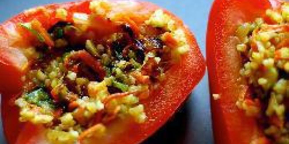 Как приготовить болгарский перец фаршированный булгуром