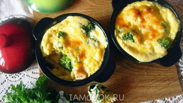 Рецепт Брокколи запеченной с курицей