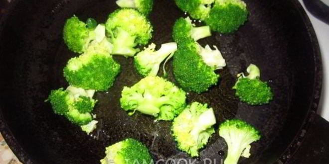 Рецепт брокколи запеченной с курицей